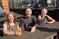 Out at the pub in the sunshine