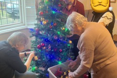 Decorating for Christmas