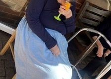 Beach day at care home in Rotherham