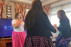 Care home Rotherham disco and dance evening