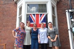 staff dressed up care home Rotherham